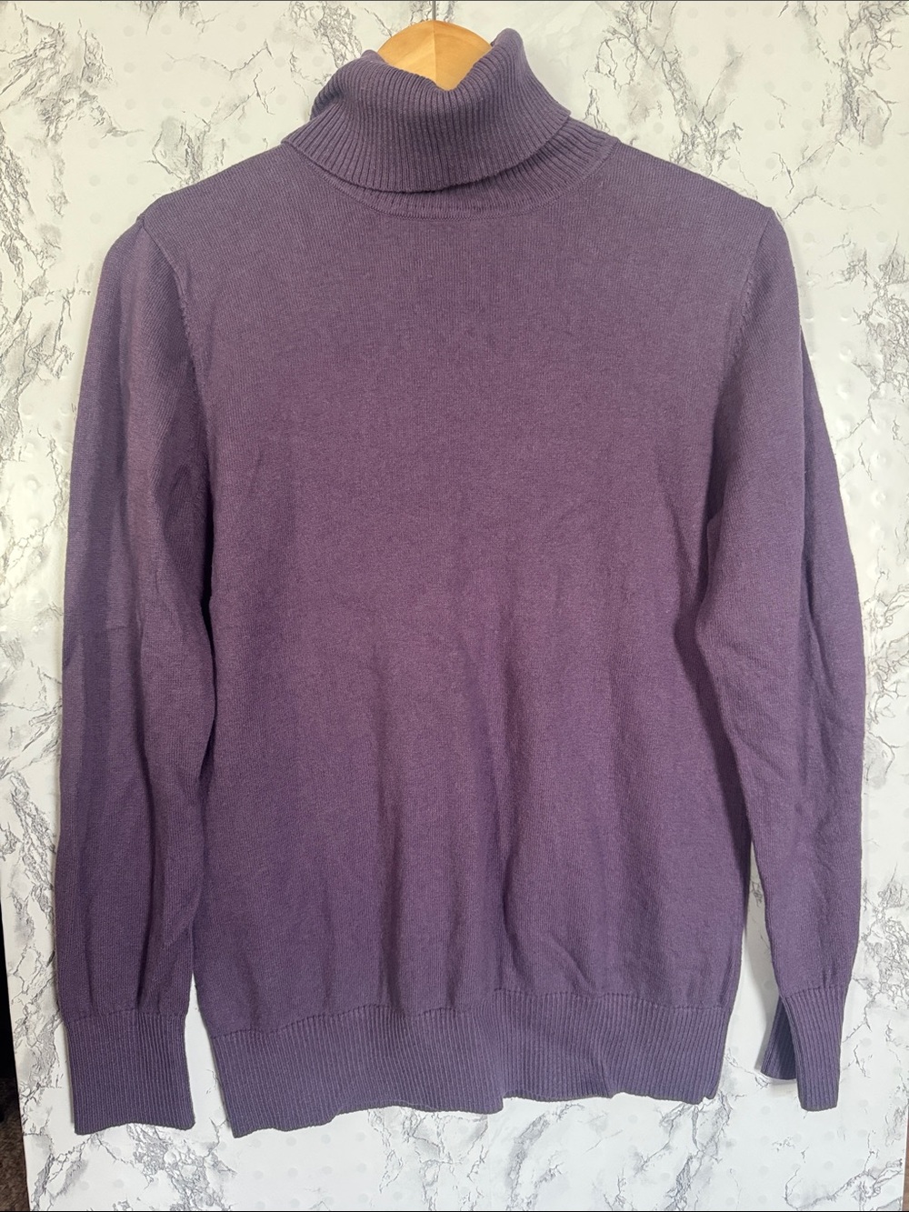 L.L. Bean Turtleneck Sweater Purple Size M